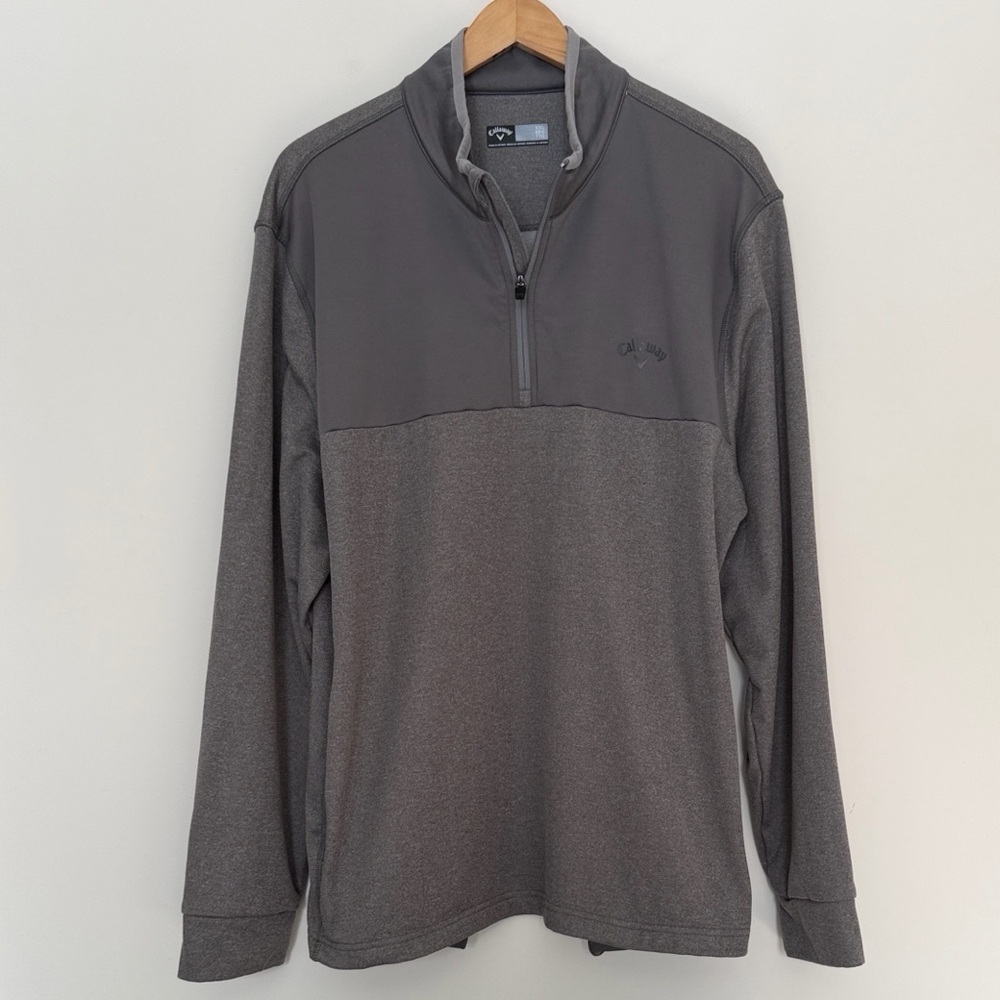 Callaway Gray Quarter-Zip Pullover